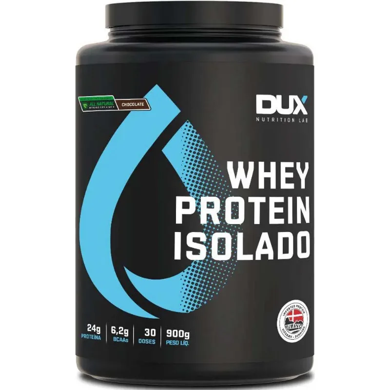 Whey Protein Isolado DUX Sabor Chocolate 900g