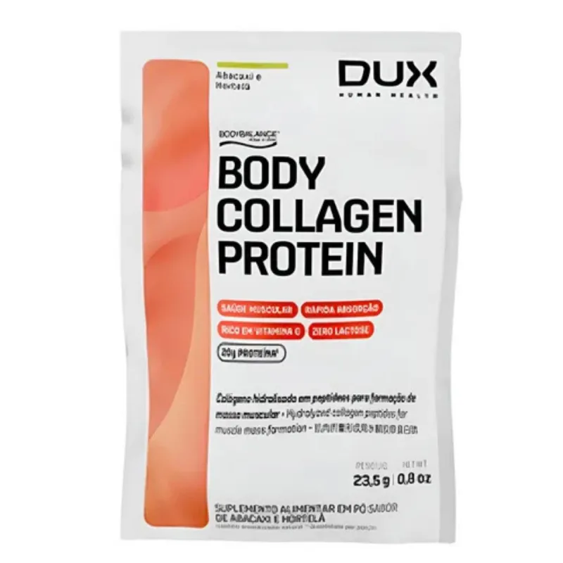 Sache Body Collagen Protein Dux Abacaxi Com Hortela 23g - Não Informado - Mercearia
