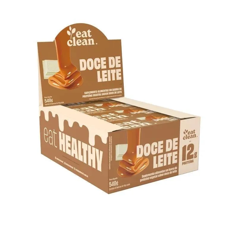 Barrinha Proteina Eat Clean Display 12 Unidades 45g Sabor: - Não Informado - Mercearia