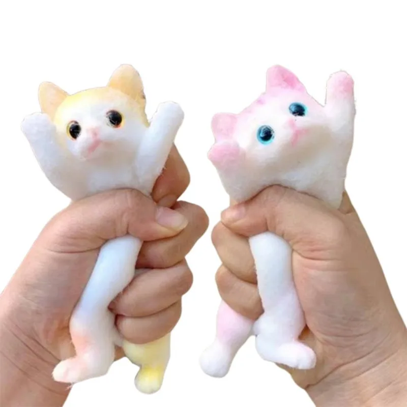 Taba Squishy Fofo Divertido Anti-estress Gatinho Fidget Toy