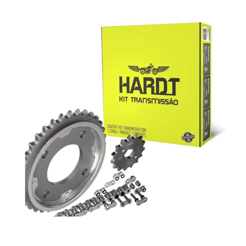 Kit Relação Hardt Yamaha Fazer 250 2018/2024 - Não Disponível - Automotivo