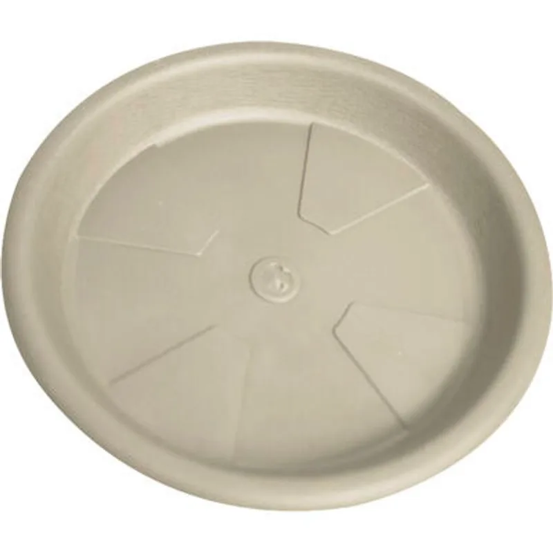 Prato para Vaso FG 14x2,1cm Cinza Taupe un