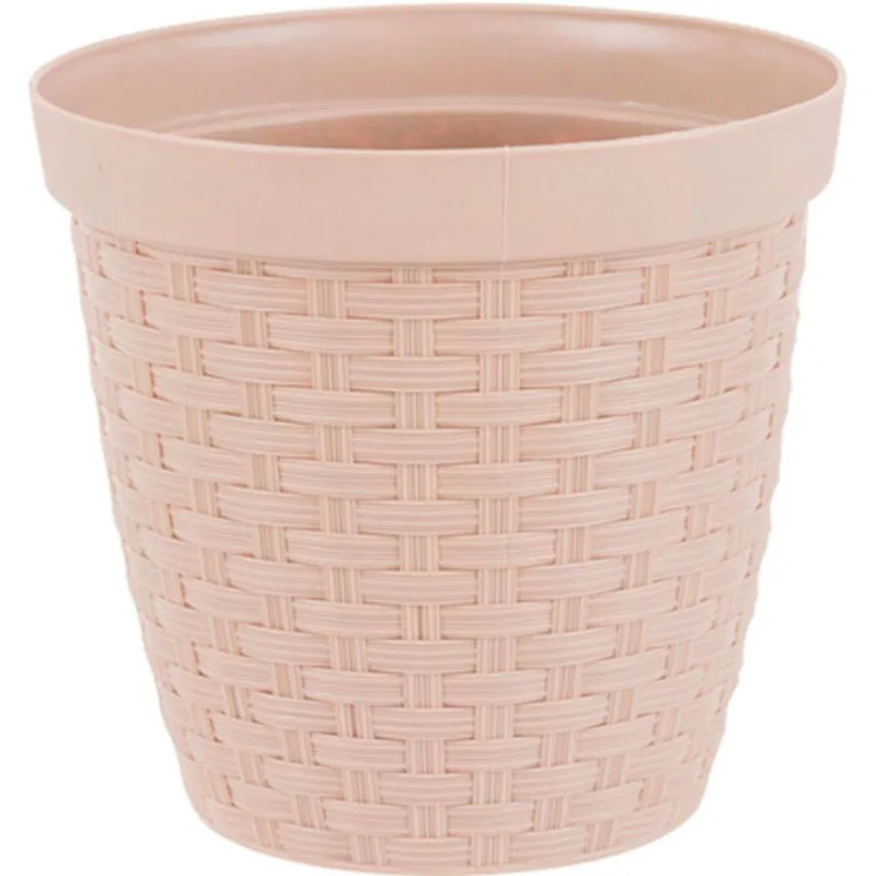 Cachepô Ratan Cinza taupe cr11 un