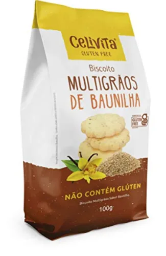 Bisc Multigrão Sabor Baunilha Celivita - CELIVITA - Mercearia