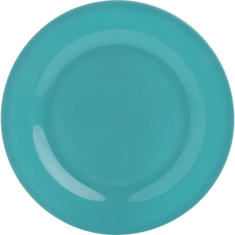 Prato de Melamina Raso 25cm Azul