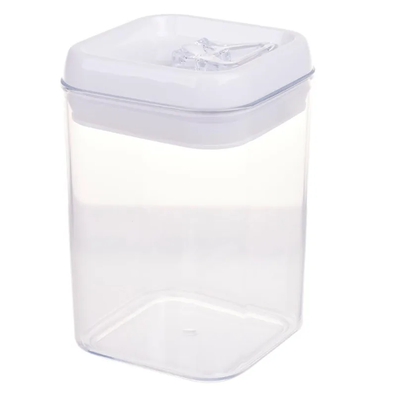 Pote para Mantimentos Hermético Quadrado 1L Cazza