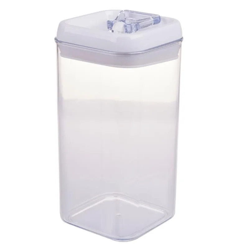 Pote para Mantimentos Hermético Quadrado 1,5L Cazza
