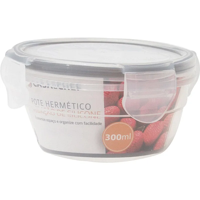 Pote Hermético 300ml Cazza Easy Lock
