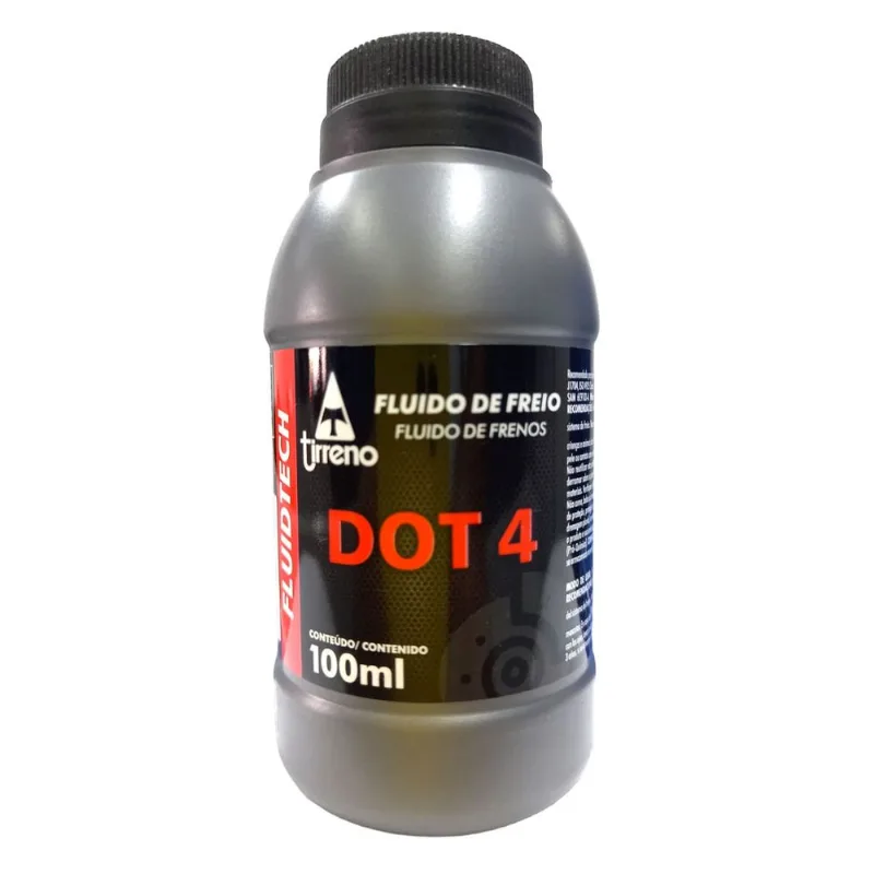 Fluído De Freio Fluidtech Dot 4 100ml - Tirreno Fluído De Freio Fluidtech Dot 4 100ml - Tirreno