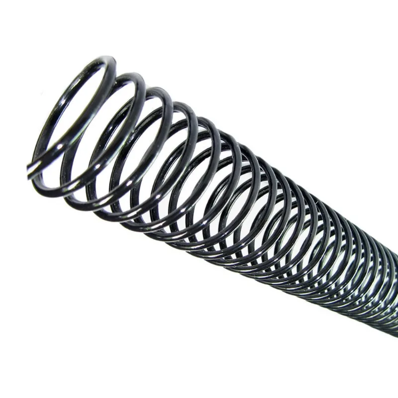 Espiral para Encadernação Preto 9 mm para 50 folhas 25un