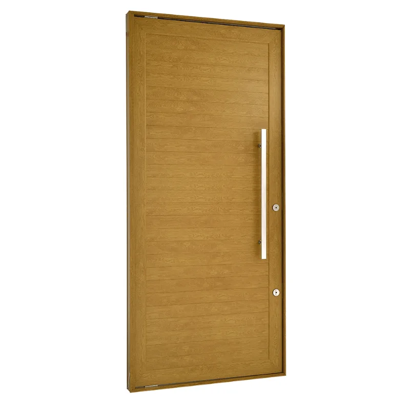 Porta Lambril Pivotante com Puxador Esquerda 220x100 Carvalho Topsul Esquadrisul - Esquadrisul