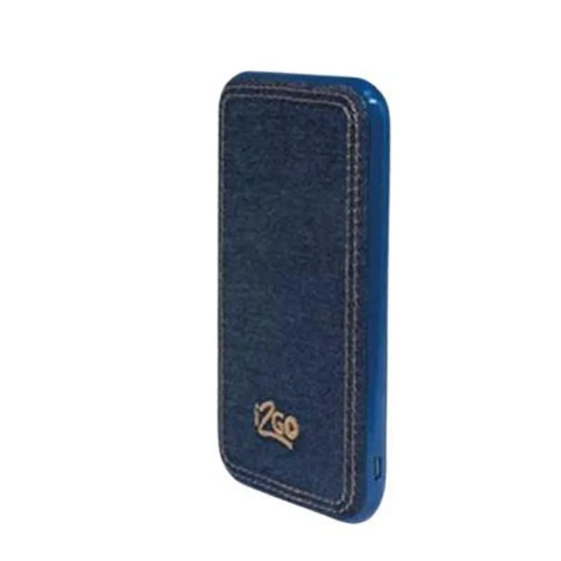Power Bank Revestido Em Jeans 5.000 Mah I2Go