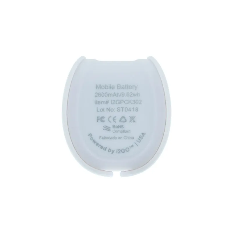 Power Bank Carregador Portátil I2go I2gbat302wh Branco C/ Lanterna