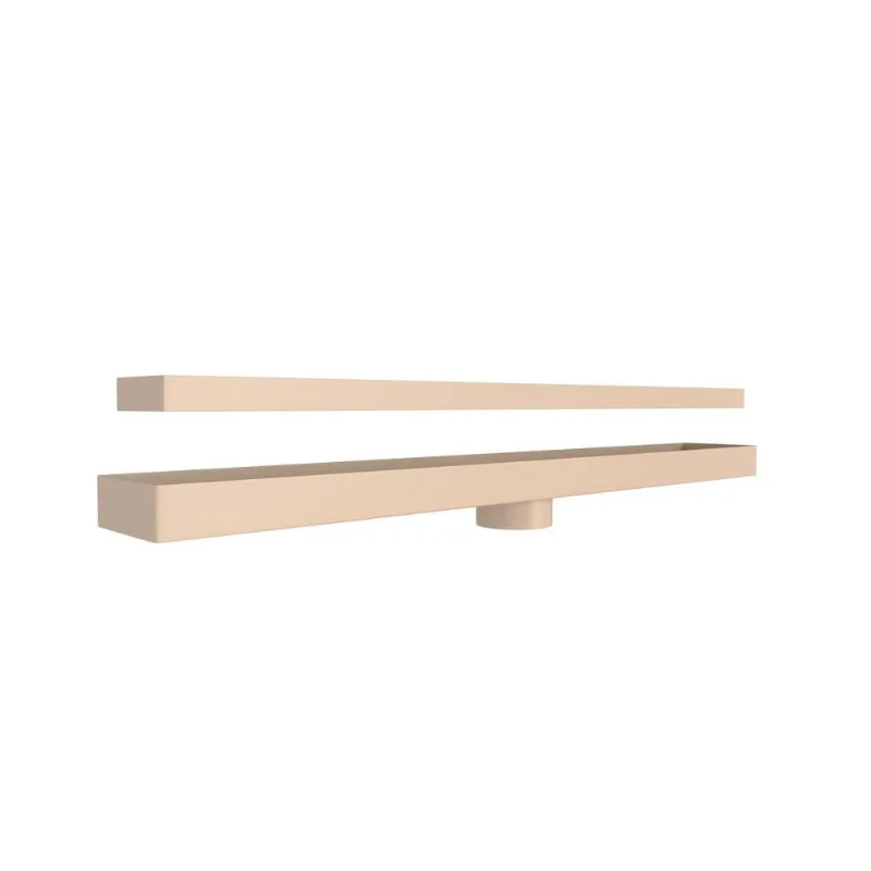 Ralo Clean Invisivel Linear 5X50Cm Bege