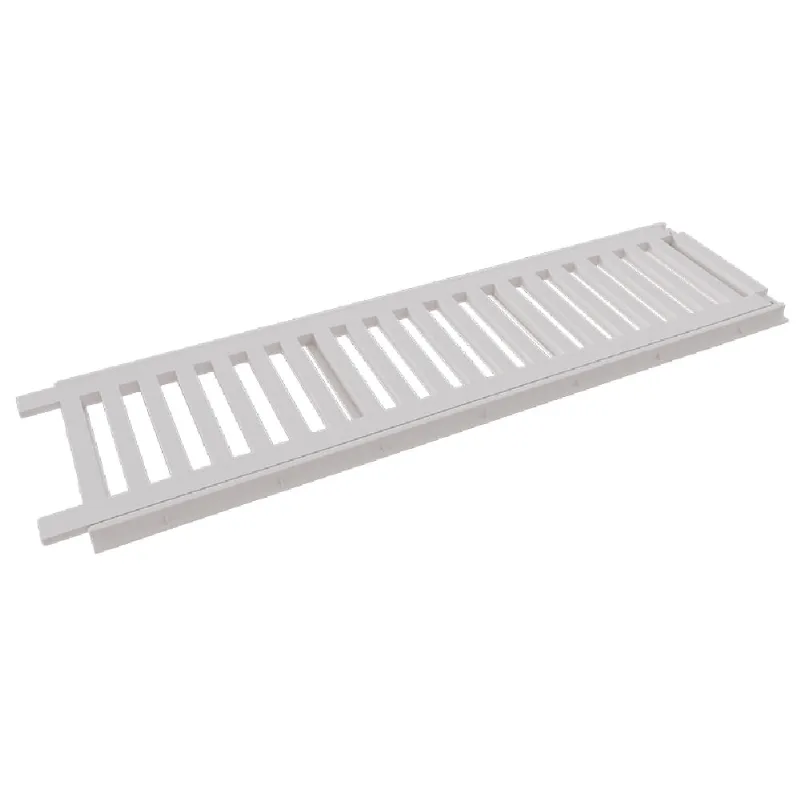 Grelha Com Porta Grelha 20x50cm Branca - 2224 - Estrela Estrela