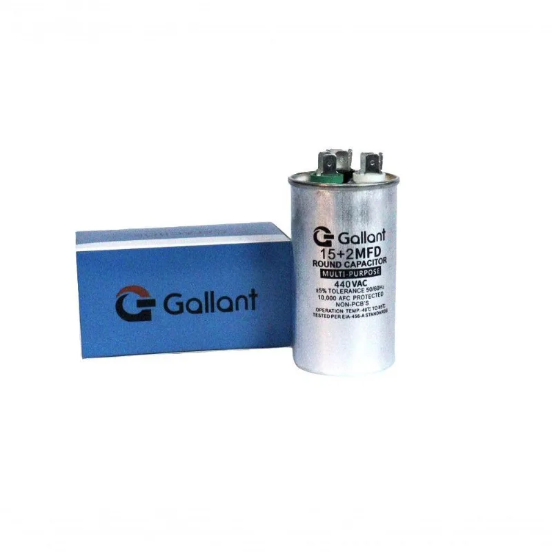 Capacitor Cbb65 Gallant 15+2mf 440 Vac - Gcp15d00a-pt440