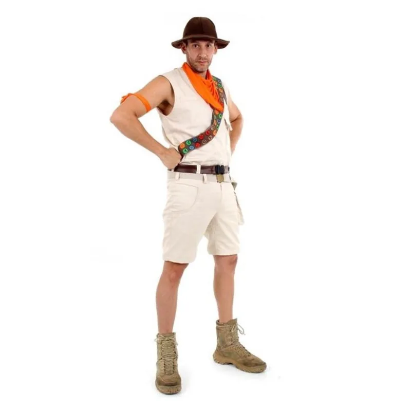Fantasia Fortnite Adulto Escoteiro Curta Completa