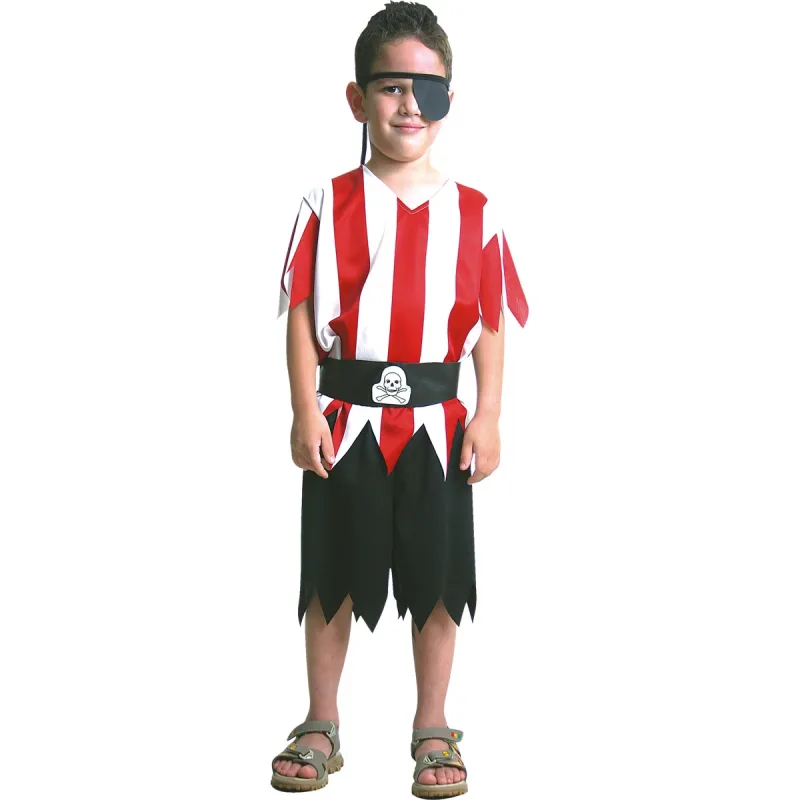 Fantasia Pirata Masculino Infantil - Carnaval - Diversos - Artigos Para Festa