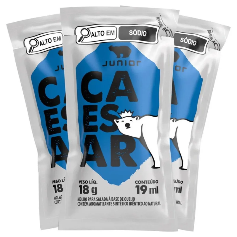 Molho Para Salada Caesar Junior Sachê 18G