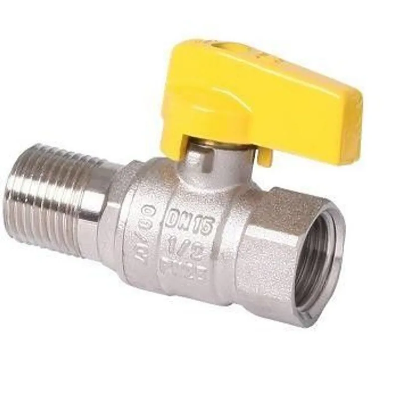 registro esfera reto gás 1/2 macho/fêmea aquecemais