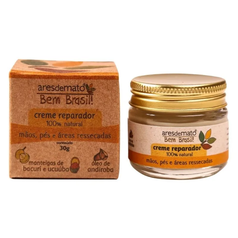 Creme Reparador Bem Brasil Para Áreas Ressecadas (Manteiga de Bacuri, Ucuúba e Óleo de Andiroba)