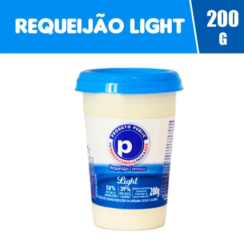 Requeijao Public 200g Light - PUBLIC - Frios E Laticínios
