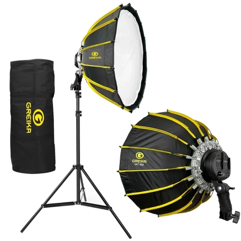 Softbox Iluminador Greika Com Led Bicolor 100w - GKT-600