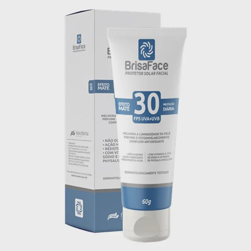 Brisa Face Efeito Mate - Protetor Solar Facial Fps 30 60g