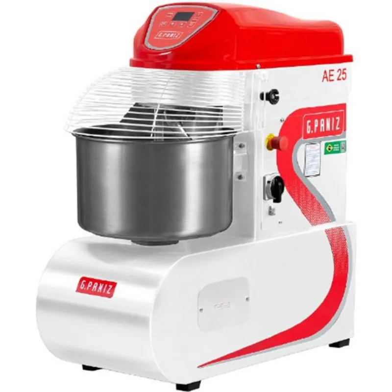 Masseira de Pão Industrial Espiral 3 Velocidades em Inox GPaniz