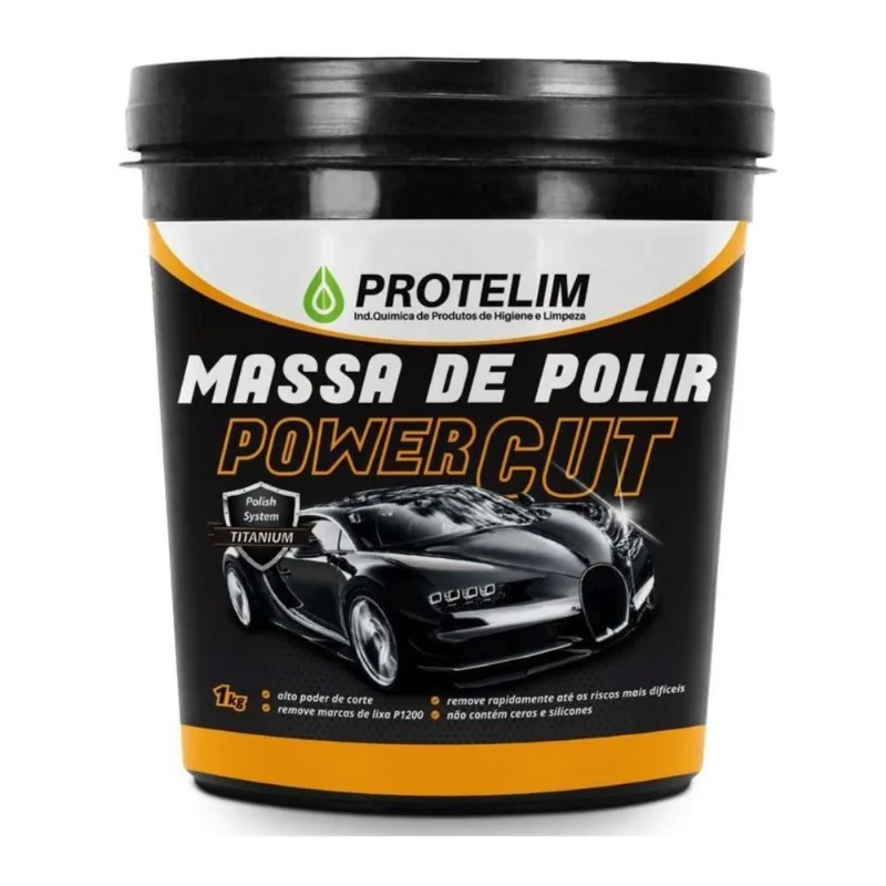 Massa De Polir Power Cut 1Kg Protelim