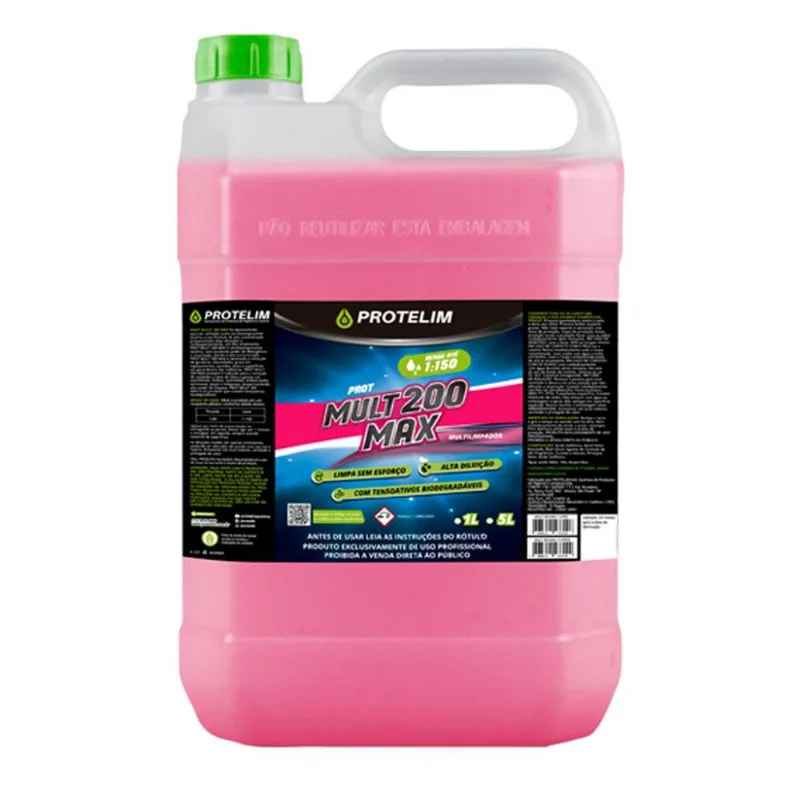 Prot Mult200 Max Desengraxante Alcalino Limpador Multiuso 5l