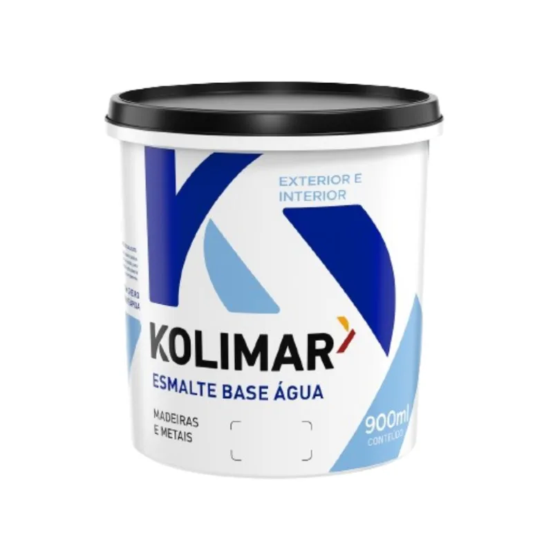 Esmalte Premium Base Água Brilhante 0,9L Kolimar Esmalte Premium Base Água Brilhante Branco 0,9L Kolimar