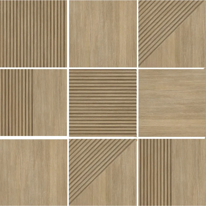 Revestimento Acetinado Redwood Tipo A 10X10CM - HD10240 - Tecnogres