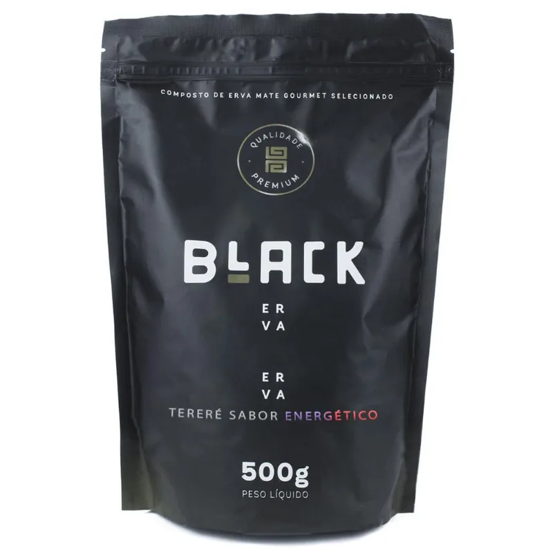 Erva Mate Para Tereré Black Erva Sabor Energético