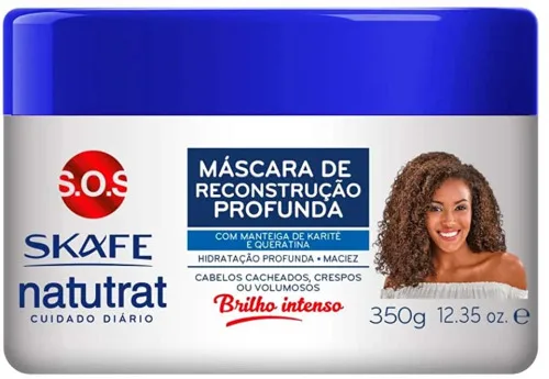 Masc Sos Natu Hair 350g Rec Profunda - Higiene E Beleza
