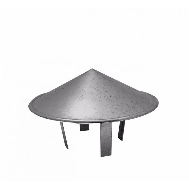 Chapéu Chinês Galvanizado Para Dutos 150 Mm Diâmetro Topo De Chaminé