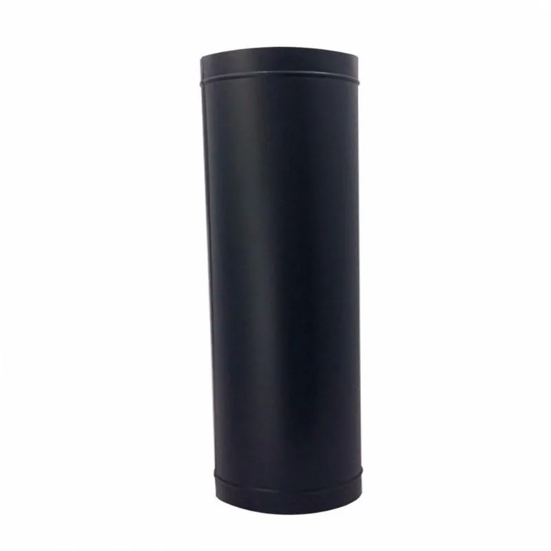 Duto Preto Para Chaminé De 130mm De Diâmetro