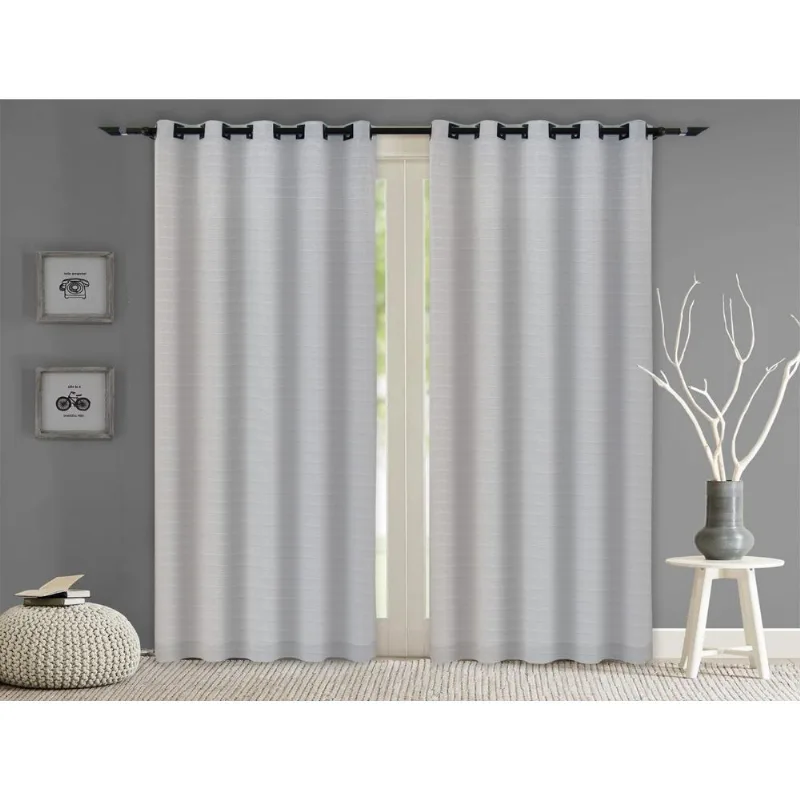 Cortina Rustico 2,60M X 4,00M Branco Decori Cortinas