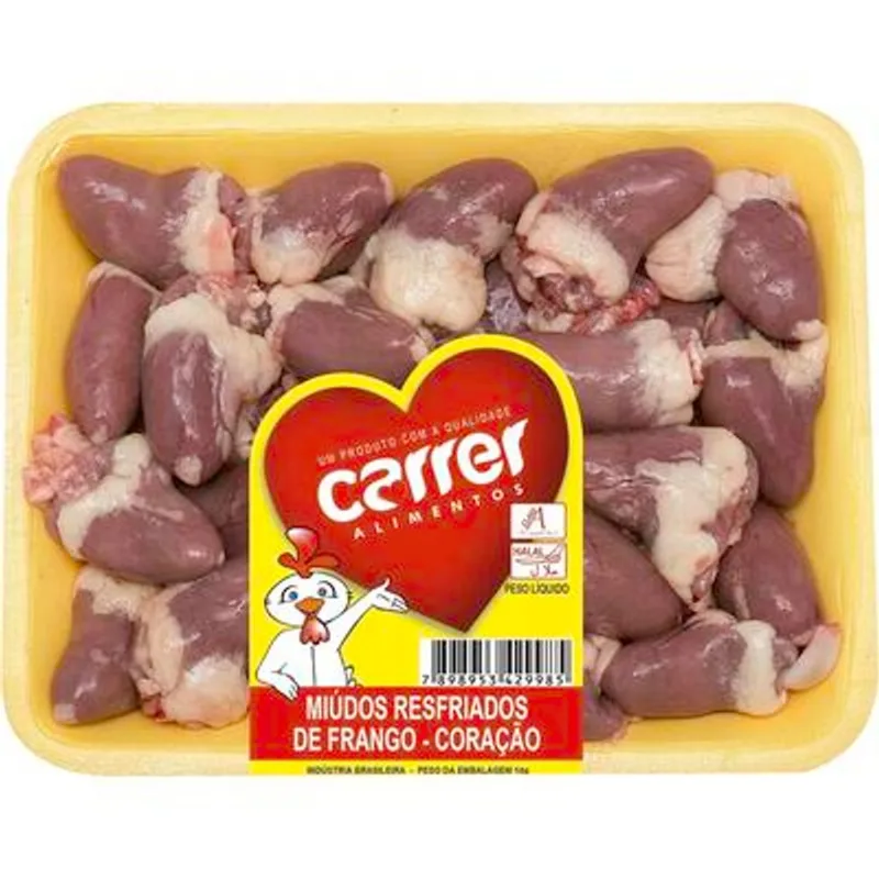 Coração de Frango Carrer Resfriado 600g