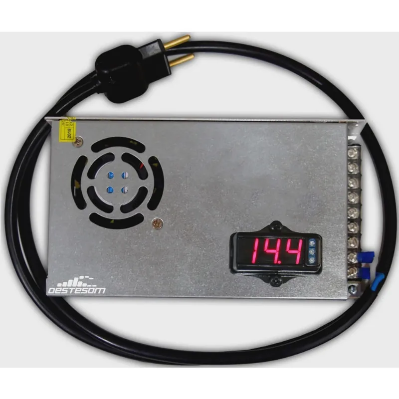 Fonte Automotiva Com Voltimetro Taramps 30 Ampers Bi Volt