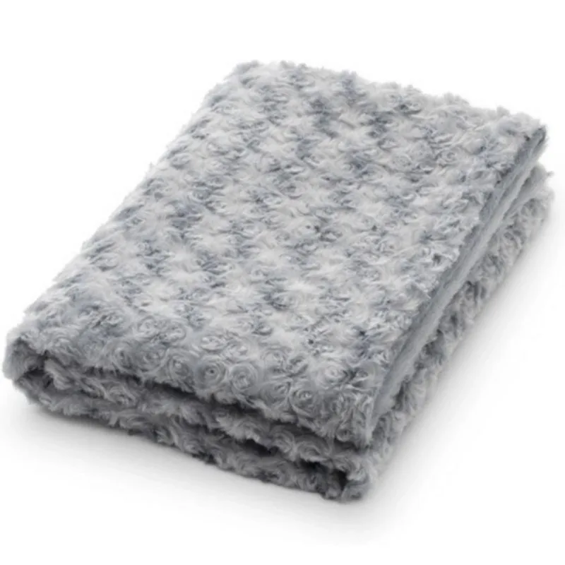 Cobertor Manta Felpuda Bebe Comfy 75x100cm Cinza