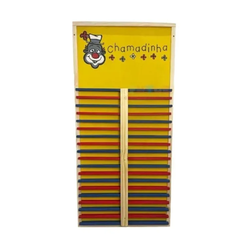 Brinquedo Educativo Chamadinha 36 Nomes 95x45cm para Sala de Aula Sonho de Criança