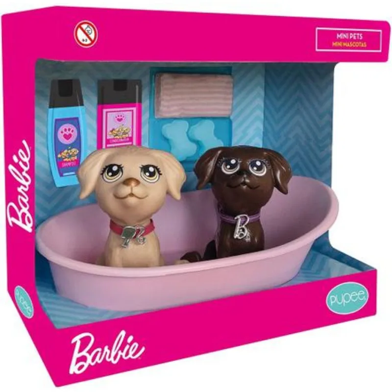 Barbie Mini Pets Hora Do Banho Pupee 1288