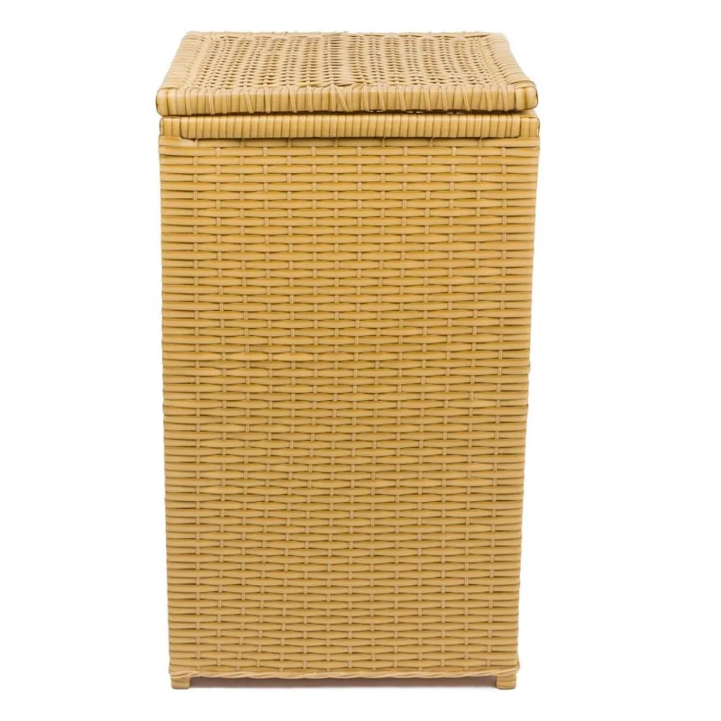 Cesto De Roupa Fibra Sintética Vertical 40X40X70 Banana