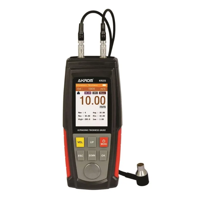 Medidor De Espessura Por Ultrassom (0,01mm) - Akrom Kr225