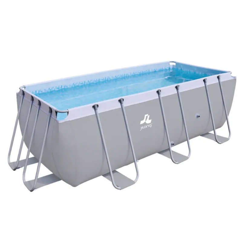 Piscina Retangular Estruturada Jilong com Bomba Filtrante e Escada - 7.800 Litros 220V 17804