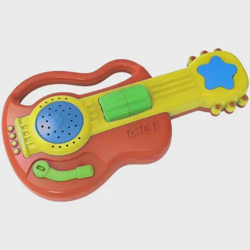 Brinquedo Musical Guitarra Rock Star Interativo Para Bebê Tateti 234