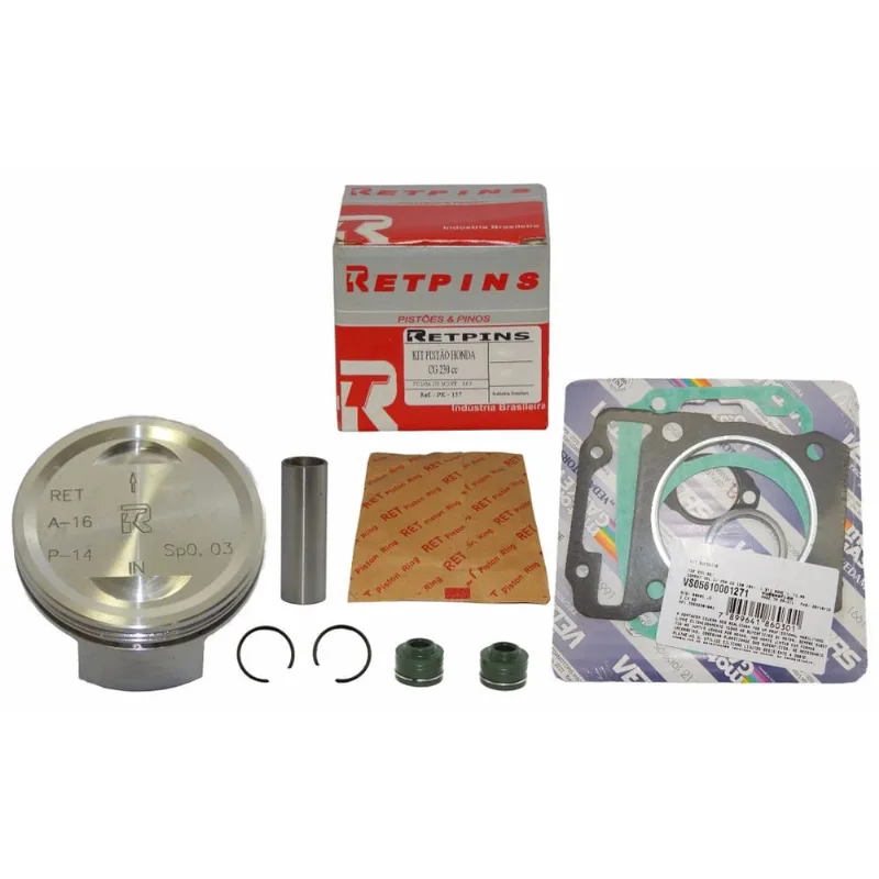 Kit Pistão Aumento Potência Cg 150 P 230 70Mm + 0,25 Pino 14