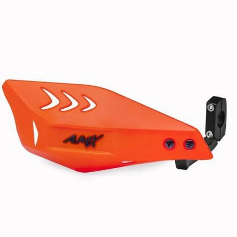 Protetor De Mão Wing Carbono Laranja Neon/preto- Amx