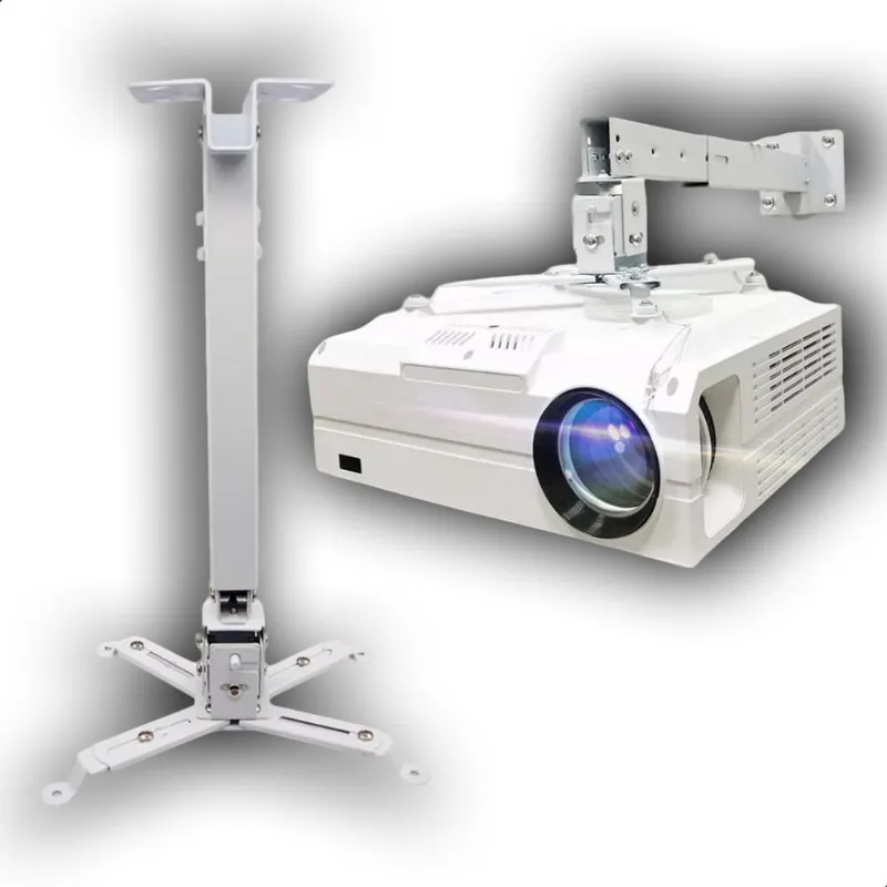 Suporte Projetor Universal Regulável Teto Parede 13 a 35cm